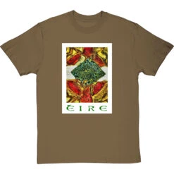 Eire By Hadrian Richards T-Shirt -ThinkWear Collective Sales hadrian richards eire travel print tshirt olivetshirt