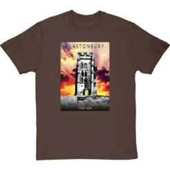 Glastonbury: The Tor By Hadrian Richards T-Shirt -ThinkWear Collective Sales hadrian richards glastonbury the tor tshirt hazelnuttshirt