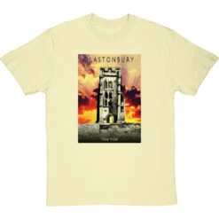 Glastonbury: The Tor By Hadrian Richards T-Shirt -ThinkWear Collective Sales hadrian richards glastonbury the tor tshirt naturaltshirt