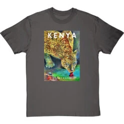 Kenya Masai Mara By Hadrian Richards T-Shirt -ThinkWear Collective Sales hadrian richards kenya masai mara tshirt charcoaltshirt