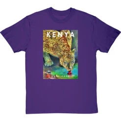 Kenya Masai Mara By Hadrian Richards T-Shirt -ThinkWear Collective Sales hadrian richards kenya masai mara tshirt purpletshirt
