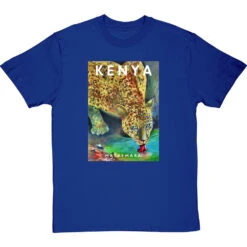 Kenya Masai Mara By Hadrian Richards T-Shirt -ThinkWear Collective Sales hadrian richards kenya masai mara tshirt royalbluetshirt