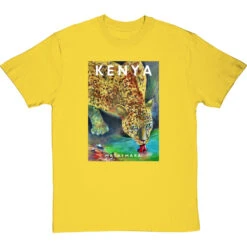Kenya Masai Mara By Hadrian Richards T-Shirt -ThinkWear Collective Sales hadrian richards kenya masai mara tshirt yellowtshirt
