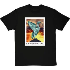 Liverpool Travel Print By Hadrian Richards T-Shirt