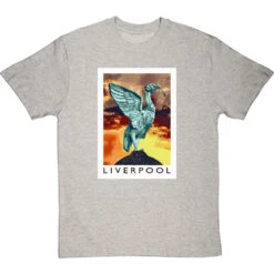 Liverpool Travel Print By Hadrian Richards T-Shirt -ThinkWear Collective Sales hadrian richards liverpool travel print tshirt lightoxfordtshirt
