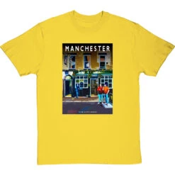 Manchester: The City Arms By Hadrian Richards T-Shirt -ThinkWear Collective Sales hadrian richards manchester city arms tshirt yellowtshirt