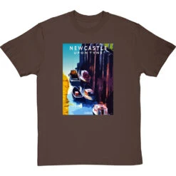 Newcastle Ouseburn By Hadrian Richards T-Shirt -ThinkWear Collective Sales hadrian richards newcastle ouseburn tshirt hazelnuttshirt