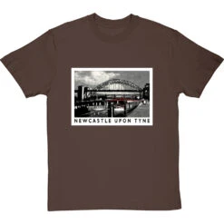 Newcastle Upon Tyne By Hadrian Richards T-Shirt -ThinkWear Collective Sales hadrian richards newcastle upon tyne tshirt hazelnuttshirt