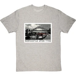 Newcastle Upon Tyne By Hadrian Richards T-Shirt -ThinkWear Collective Sales hadrian richards newcastle upon tyne tshirt lightoxfordtshirt