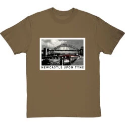 Newcastle Upon Tyne By Hadrian Richards T-Shirt -ThinkWear Collective Sales hadrian richards newcastle upon tyne tshirt olivetshirt