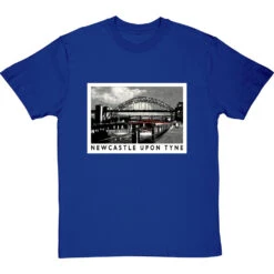 Newcastle Upon Tyne By Hadrian Richards T-Shirt -ThinkWear Collective Sales hadrian richards newcastle upon tyne tshirt royalbluetshirt