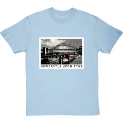 Newcastle Upon Tyne By Hadrian Richards T-Shirt -ThinkWear Collective Sales hadrian richards newcastle upon tyne tshirt skybluetshirt
