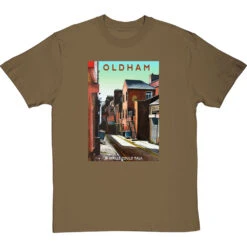 Oldham: If Walls Could Talk By Hadrian Richards T-Shirt -ThinkWear Collective Sales hadrian richards oldham if walls could talk tshirt olivetshirt
