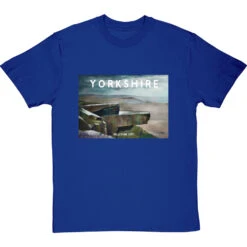 Yorkshire: Millstone Grit By Hadrian Richards T-Shirt -ThinkWear Collective Sales hadrian richards yorkshire millstone grit tshirt royalbluetshirt