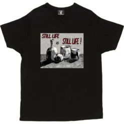 Still Life Is Still Life By Hadrian Richards T-Shirt -ThinkWear Collective Sales hadrian still life tshirt black mens v neck tshirt