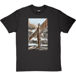 The Angel Of The North Tall And Proud By Hadrian Richards T-Shirt -ThinkWear Collective Sales hadrian tall angel tshirt charcoaltshirt