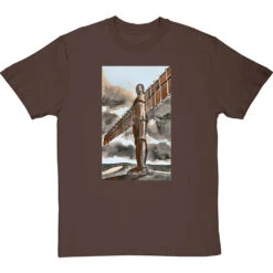 The Angel Of The North Tall And Proud By Hadrian Richards T-Shirt -ThinkWear Collective Sales hadrian tall angel tshirt hazelnuttshirt