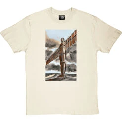 The Angel Of The North Tall And Proud By Hadrian Richards T-Shirt -ThinkWear Collective Sales hadrian tall angel tshirt naturaltshirt
