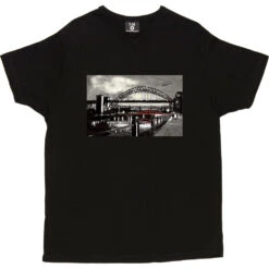 Twilight Tyne By Hadrian Richards T-Shirt -ThinkWear Collective Sales hadrian twilight tyne tshirt black mens v neck tshirt
