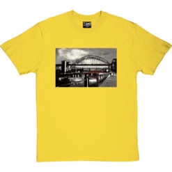 Twilight Tyne By Hadrian Richards T-Shirt -ThinkWear Collective Sales hadrian twilight tyne tshirt yellowtshirt