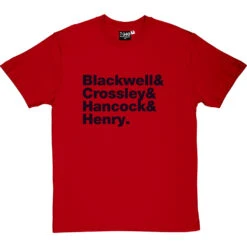 Half Man Half Biscuit Line-Up T-Shirt -ThinkWear Collective Sales half man half biscuit line up tshirt 1 redtshirt
