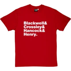 Half Man Half Biscuit Line-Up T-Shirt -ThinkWear Collective Sales half man half biscuit line up tshirt 2 redtshirt