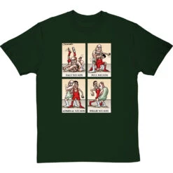 Half Nelson, Full Nelson, Admiral Nelson, Willie Nelson T-Shirt -ThinkWear Collective Sales half nelson tshirt bottlegreentshirt