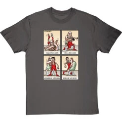Half Nelson, Full Nelson, Admiral Nelson, Willie Nelson T-Shirt -ThinkWear Collective Sales half nelson tshirt charcoaltshirt