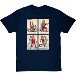 Half Nelson, Full Nelson, Admiral Nelson, Willie Nelson T-Shirt -ThinkWear Collective Sales half nelson tshirt navybluetshirt