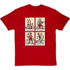 Half Nelson, Full Nelson, Admiral Nelson, Willie Nelson T-Shirt -ThinkWear Collective Sales half nelson tshirt redtshirt