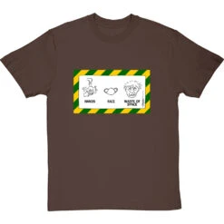 Hands; Face; Waste Of Space T-Shirt -ThinkWear Collective Sales hands face waste of space tshirt hazelnuttshirt