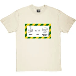 Hands; Face; Waste Of Space T-Shirt -ThinkWear Collective Sales hands face waste of space tshirt naturaltshirt