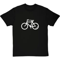 Happiness Is Bicycle Shaped T-Shirt -ThinkWear Collective Sales happiness is bicycle shaped tshirt 2 blacktshirt