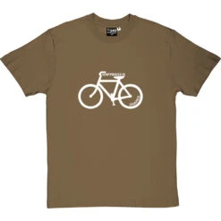 Happiness Is Bicycle Shaped T-Shirt -ThinkWear Collective Sales happiness is bicycle shaped tshirt 2 olivetshirt