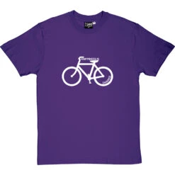 Happiness Is Bicycle Shaped T-Shirt -ThinkWear Collective Sales happiness is bicycle shaped tshirt 2 purpletshirt