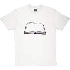 Happiness Is Book Shaped T-Shirt -ThinkWear Collective Sales happiness is book shaped tshirt 1 whitetshirt