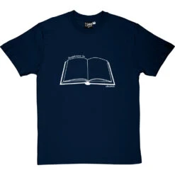 Happiness Is Book Shaped T-Shirt -ThinkWear Collective Sales happiness is book shaped tshirt 2 navybluetshirt
