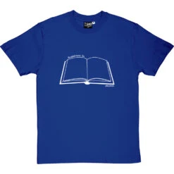 Happiness Is Book Shaped T-Shirt -ThinkWear Collective Sales happiness is book shaped tshirt 2 royalbluetshirt