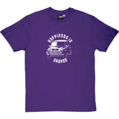 Happiness Is Mini Shaped T-Shirt -ThinkWear Collective Sales happiness is mini shaped tshirt purpletshirt
