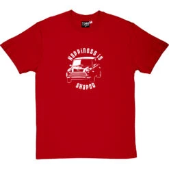 Happiness Is Mini Shaped T-Shirt -ThinkWear Collective Sales happiness is mini shaped tshirt redtshirt