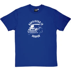 Happiness Is Mini Shaped T-Shirt -ThinkWear Collective Sales happiness is mini shaped tshirt royalbluetshirt