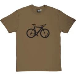 Happiness Is Racing Bike Shaped T-Shirt -ThinkWear Collective Sales happiness is racing bike shaped tshirt 1 olivetshirt