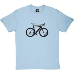 Happiness Is Racing Bike Shaped T-Shirt -ThinkWear Collective Sales happiness is racing bike shaped tshirt 1 skybluetshirt