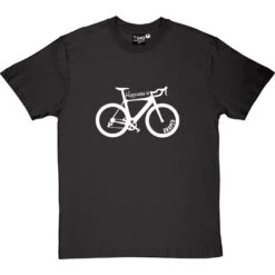 Happiness Is Racing Bike Shaped T-Shirt -ThinkWear Collective Sales happiness is racing bike shaped tshirt 2 charcoaltshirt