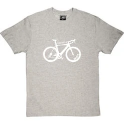 Happiness Is Racing Bike Shaped T-Shirt -ThinkWear Collective Sales happiness is racing bike shaped tshirt 2 lightoxfordtshirt