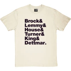 Hawkwind Line-Up T-Shirt -ThinkWear Collective Sales hawkwind line up tshirt 1 naturaltshirt