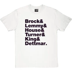 Hawkwind Line-Up T-Shirt -ThinkWear Collective Sales hawkwind line up tshirt 1 whitetshirt