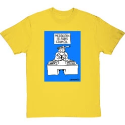 Hebridean Islands Council T-Shirt 27 Hebridean Islands Council T-Shirt -ThinkWear Collective Sales hebrides islands council tshirt yellowtshirt