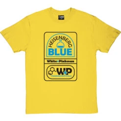 Heisenberg Blue T-Shirt -ThinkWear Collective Sales heisenberg blue tshirt 1 yellowtshirt