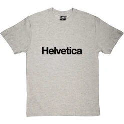 Helvetica T-Shirt -ThinkWear Collective Sales helvetica tshirt 1 lightoxfordtshirt